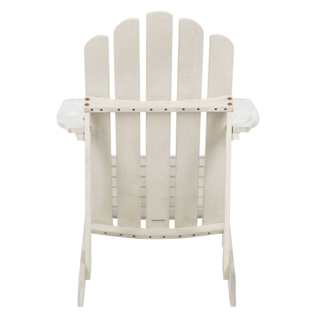 SAFAVIEH Outdoor Collection Topher Adirondack Chair White Image 10