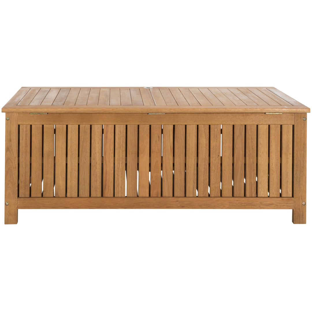 SAFAVIEH Outdoor Collection Abri 47.63-inch Length Cushion Box Natural Image 11