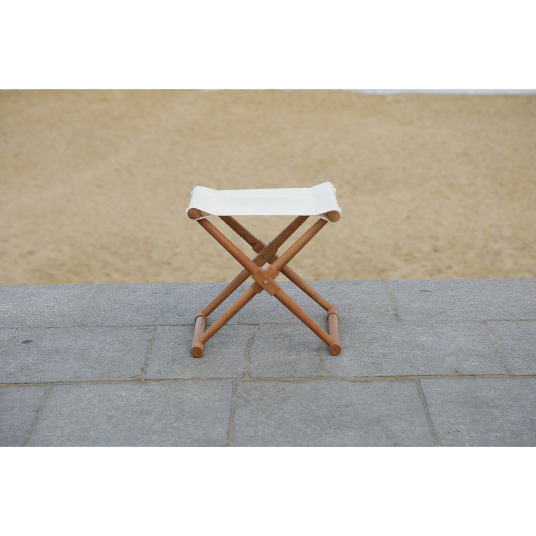 SAFAVIEH Outdoor Collection Breanne Stool Beige/Natural Image 2