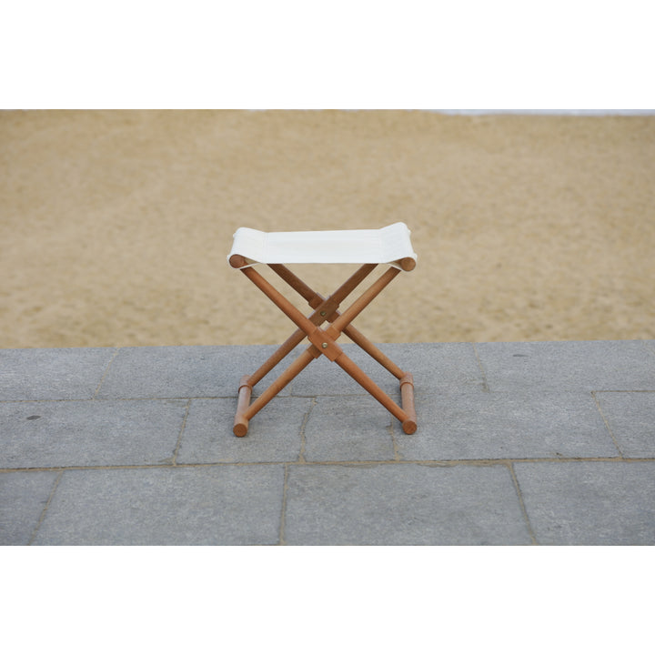 SAFAVIEH Outdoor Collection Breanne Stool Beige/Natural Image 2