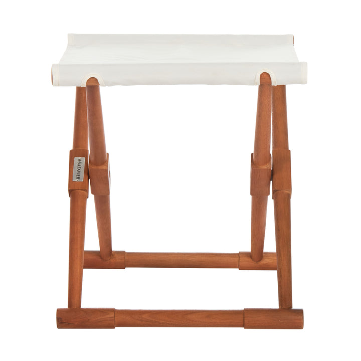 SAFAVIEH Outdoor Collection Breanne Stool Beige/Natural Image 7