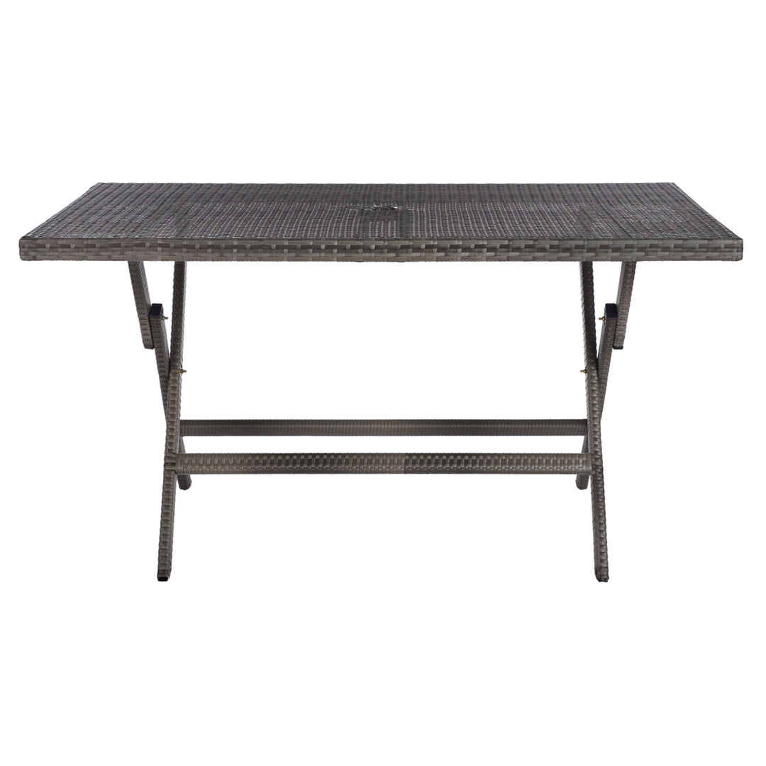 SAFAVIEH Outdoor Collection Akita Folding Table Grey Image 5