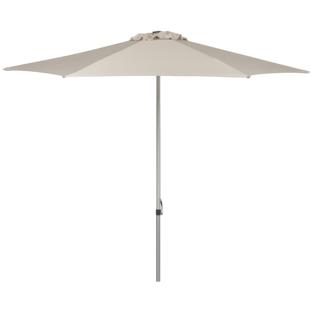 SAFAVIEH Outdoor Collection Hurst 9-Foot Easy Glide Market Umbrella Beige Image 2