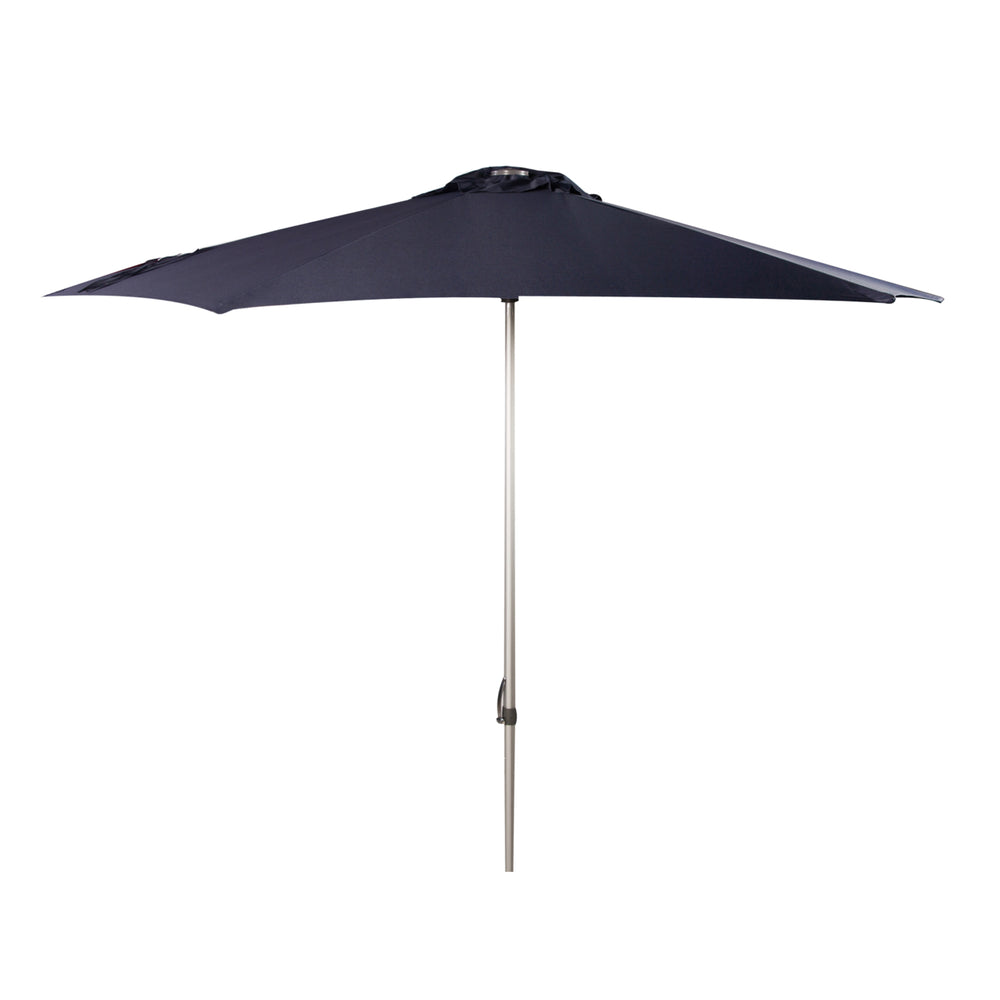 SAFAVIEH Outdoor Collection Hurst 9-Foot Push Up Umbrella Navy Image 2