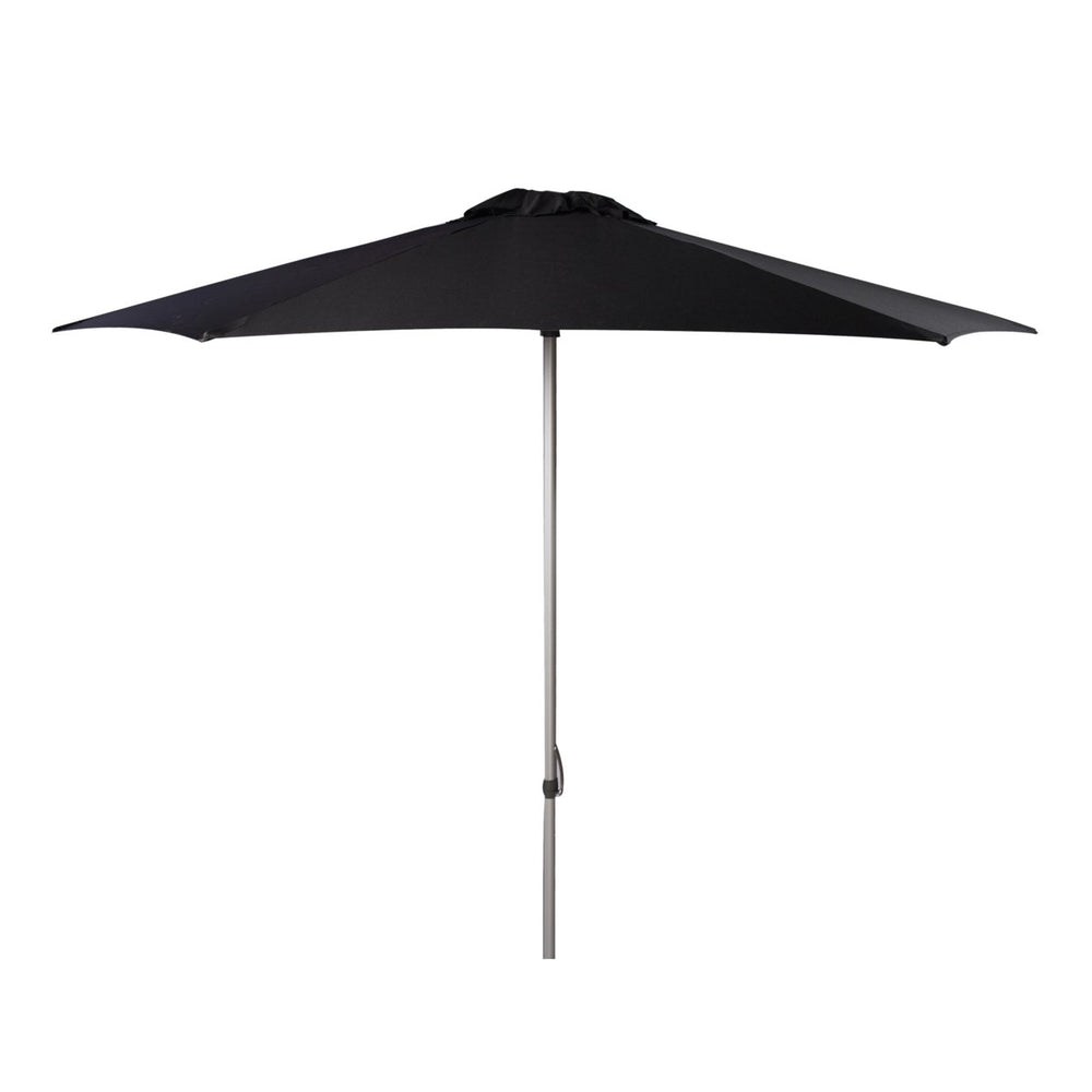 SAFAVIEH Outdoor Collection Hurst 9-Foot Push Up Umbrella Black Image 2