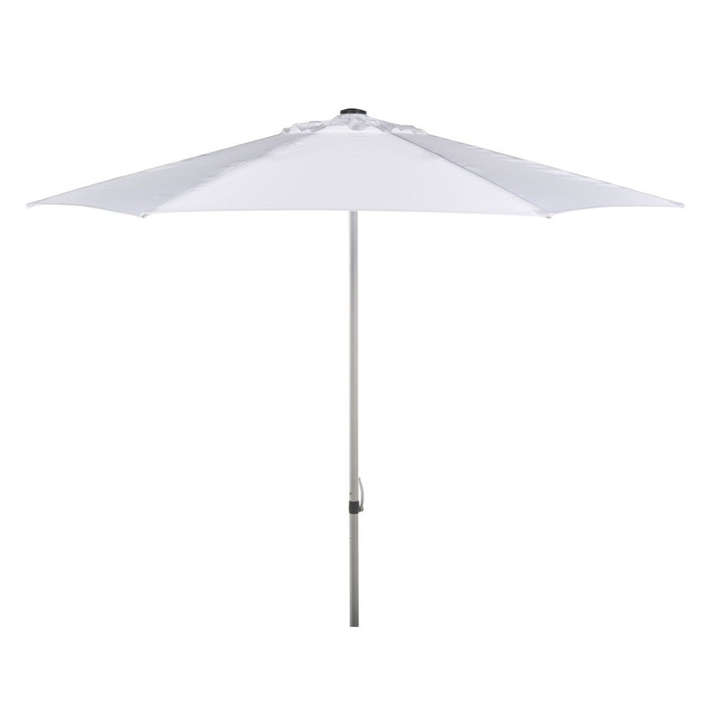 SAFAVIEH Outdoor Collection Hurst 9-Foot Push Up Umbrella White Image 2