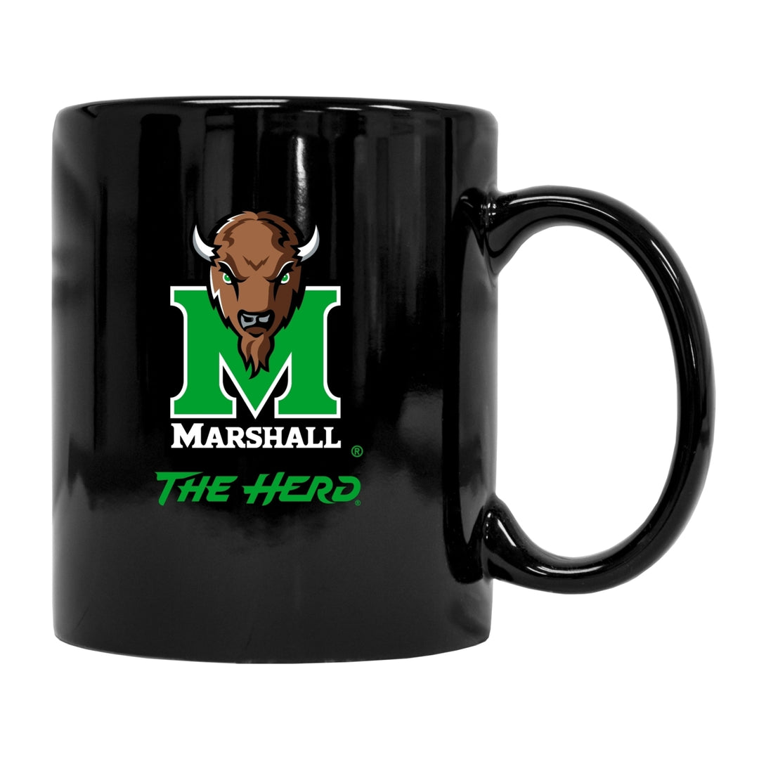 Marshall Thundering Herd Black Ceramic Coffee NCAA Fan Mug 2-Pack (Black) Image 1