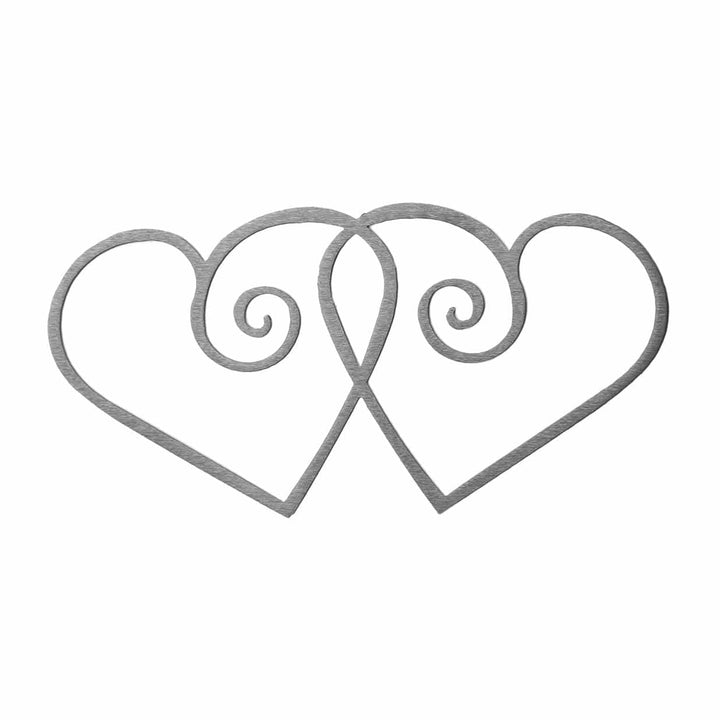 Single or Double Swirl Hearts - Rustic Bedroom  for Wall Image 3