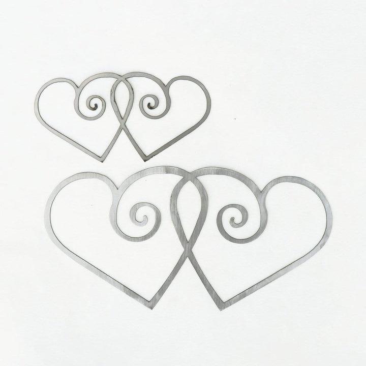 Single or Double Swirl Hearts - Rustic Bedroom  for Wall Image 6