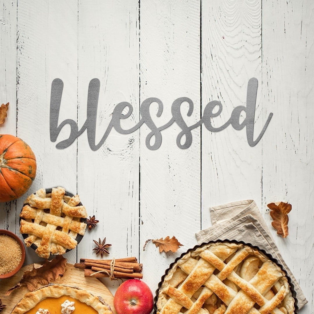 Farmhouse Thanksgiving Wall Words - Home  for Bedroom Image 1