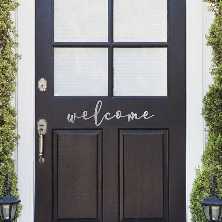 Farmhouse Wall Words - Metal Welcome and Greeting Farmhouse Signs Image 1