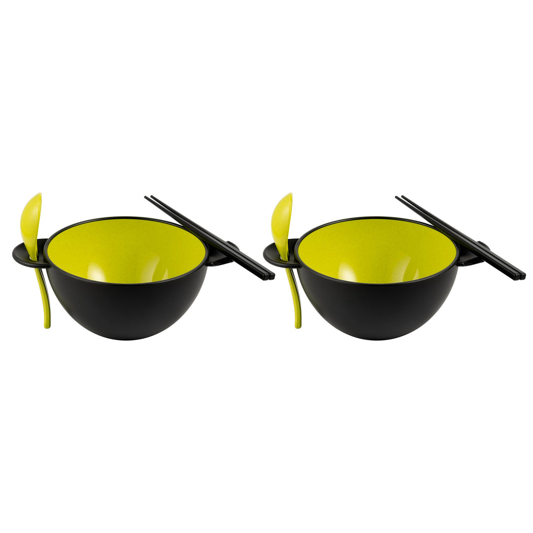 Ozeri Earth Ramen Bowl Set 6-Piece Plant-Based Eco-Friendly Dishwasher Safe Image 9