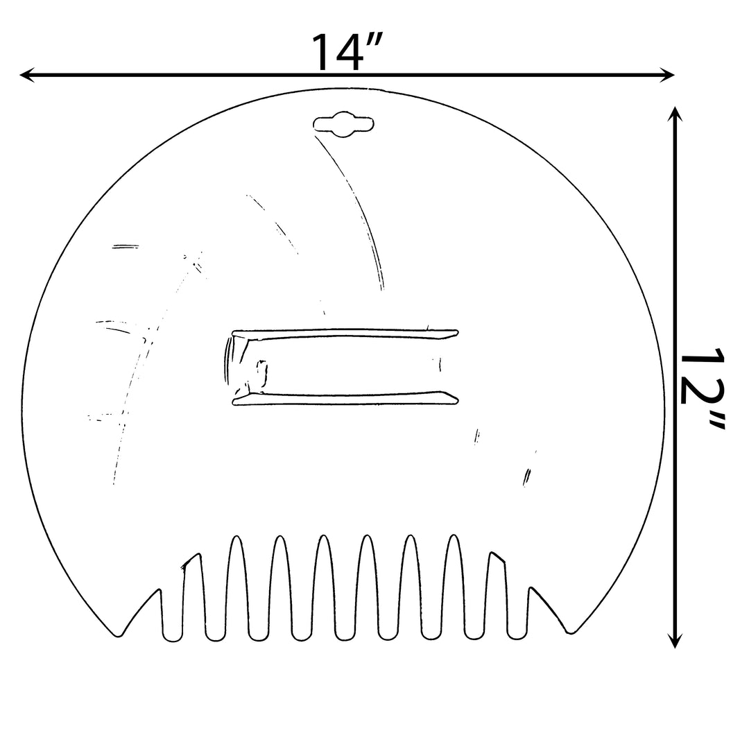 Decorative Leaf Scoops Hand Rakes for Lawn Garden Cleanup Durable Plastic 14x12 Image 10