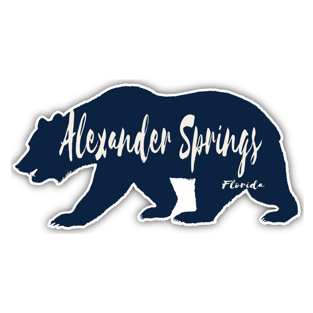 Alexander Springs Florida Souvenir Decorative Stickers (Choose theme and size) Image 1