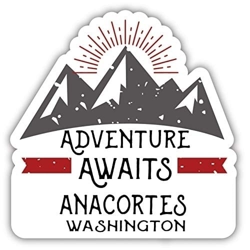 Anacortes Washington Souvenir Decorative Stickers (Choose theme and size) Image 1