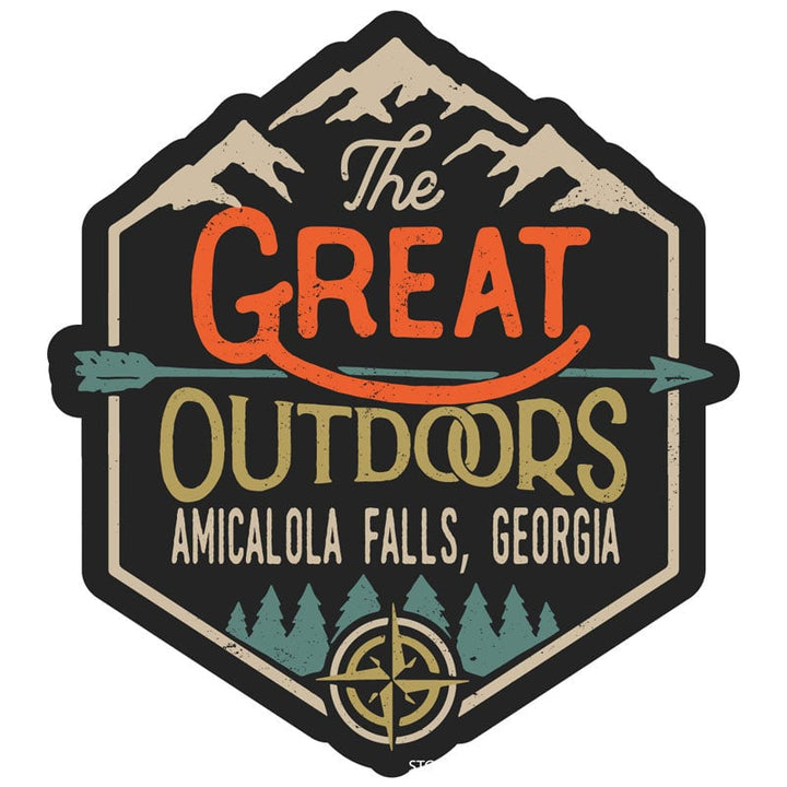 Amicalola Falls Georgia Souvenir Decorative Stickers (Choose theme and size) Image 1