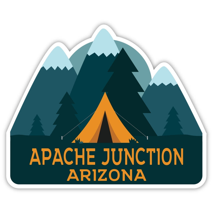 Apache Junction Arizona Souvenir Decorative Stickers (Choose theme and size) Image 1