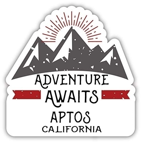 Aptos California Souvenir Decorative Stickers (Choose theme and size) Image 1