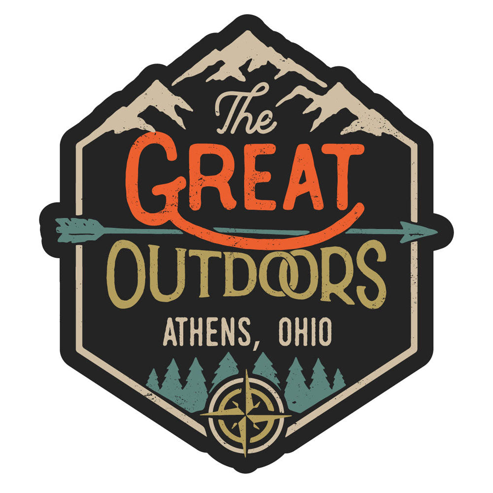 Athens Ohio Souvenir Decorative Stickers (Choose theme and size) Image 2