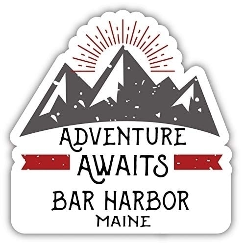 Bar Harbor Maine Souvenir Decorative Stickers (Choose theme and size) Image 1