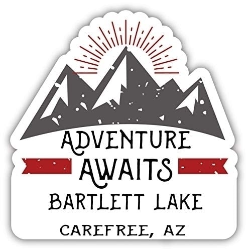 Bartlett Lake Carefree Arizona Souvenir Decorative Stickers (Choose theme and size) Image 1