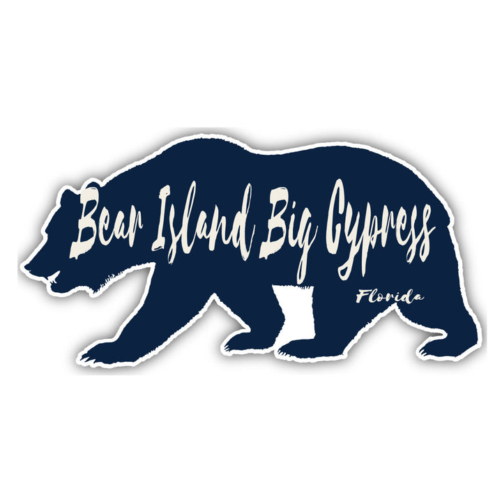 Bear Island Big Cypress Florida Souvenir Decorative Stickers (Choose theme and size) Image 2