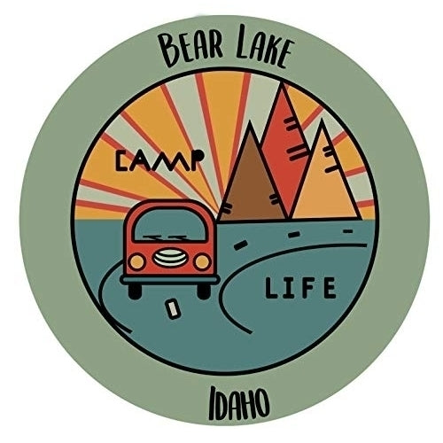 Bear Lake Idaho Souvenir Decorative Stickers (Choose theme and size) Image 2