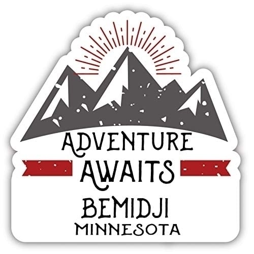 Bemidji Minnesota Souvenir Decorative Stickers (Choose theme and size) Image 1