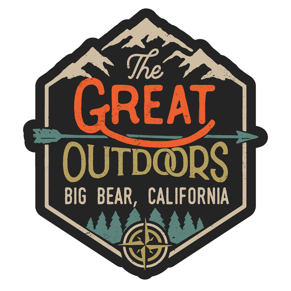 Big Bear California Souvenir Decorative Stickers (Choose theme and size) Image 1