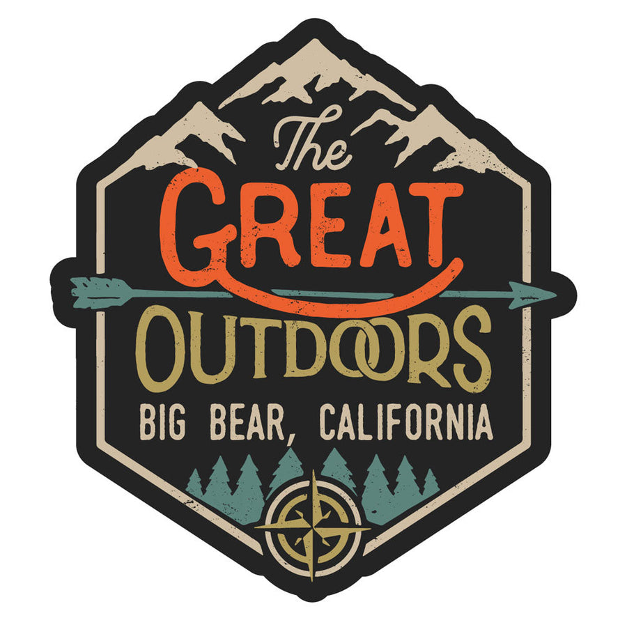 Big Bear California Souvenir Decorative Stickers (Choose theme and size) Image 1