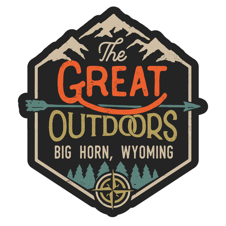 Big Horn Wyoming Souvenir Decorative Stickers (Choose theme and size) Image 2