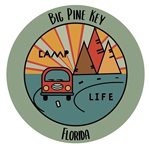 Big Pine Key Florida Souvenir Decorative Stickers (Choose theme and size) Image 1