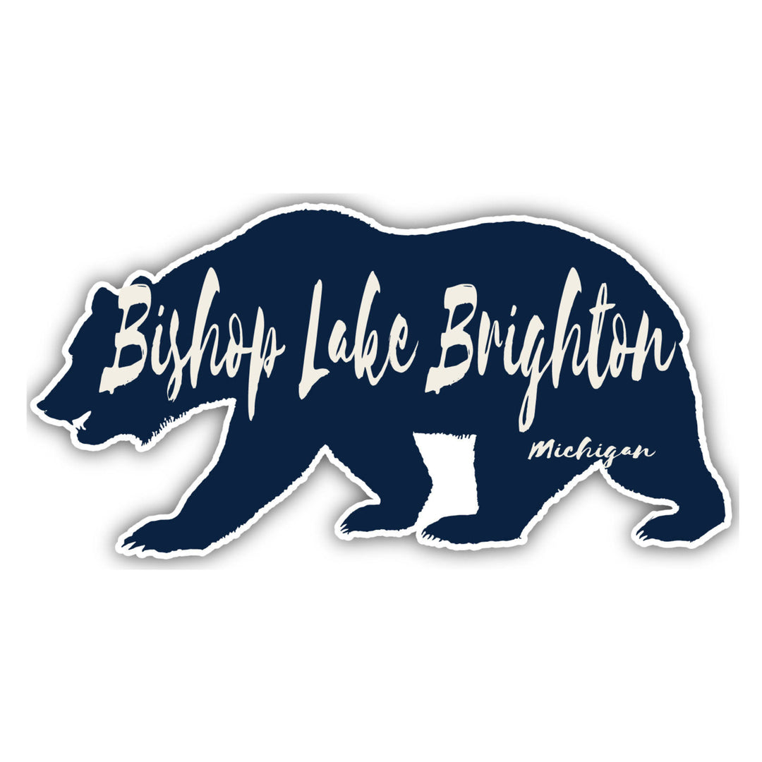 Bishop Lake Brighton Michigan Souvenir Decorative Stickers (Choose theme and size) Image 2