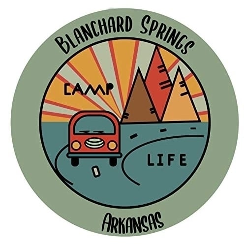 Blanchard Springs Arkansas Souvenir Decorative Stickers (Choose theme and size) Image 2