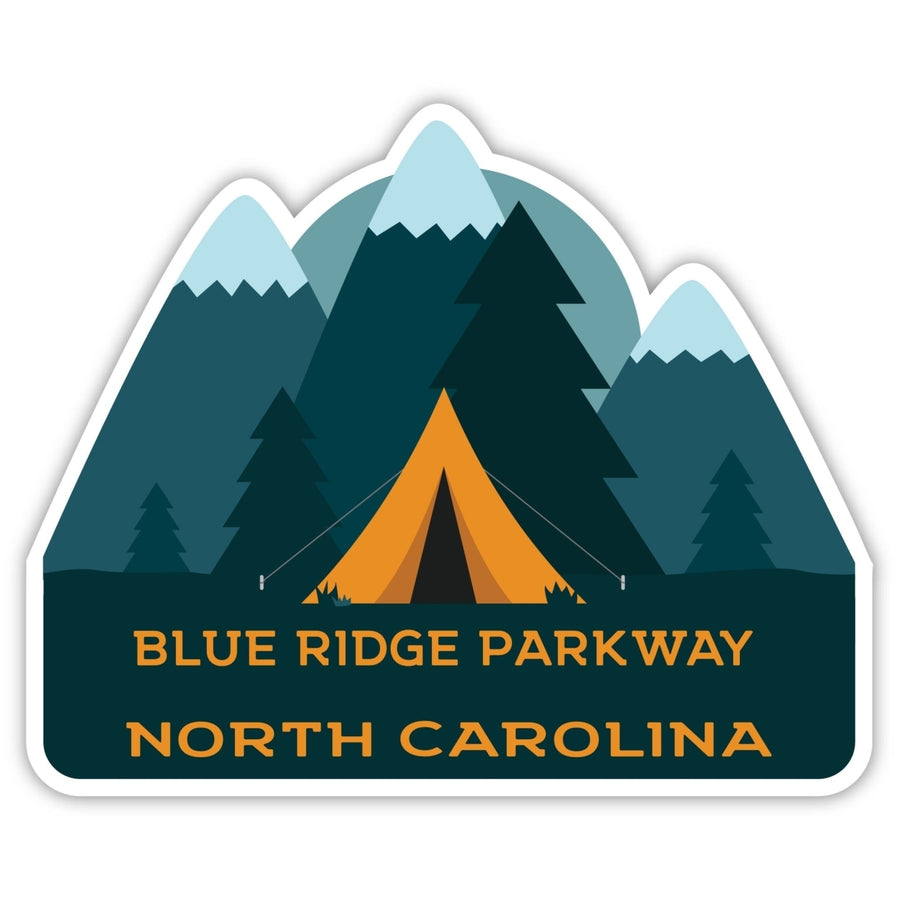 Blue Ridge Parkway North Carolina Souvenir Decorative Stickers (Choose theme and size) Image 1