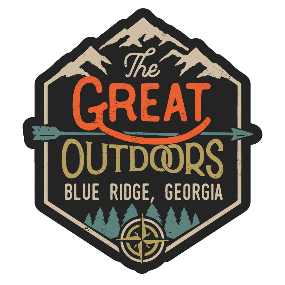 Blue Ridge Georgia Souvenir Decorative Stickers (Choose theme and size) Image 5