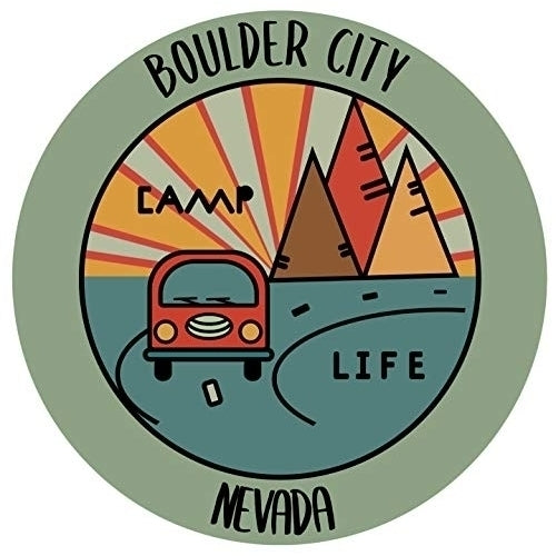 Boulder City Nevada Souvenir Decorative Stickers (Choose theme and size) Image 2