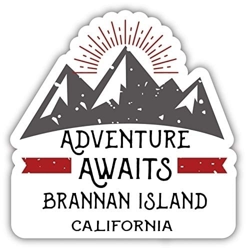 Brannan Island California Souvenir Decorative Stickers (Choose theme and size) Image 1