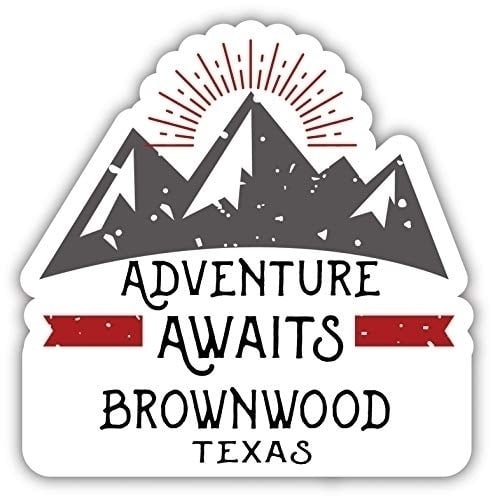 Brownwood Texas Souvenir Decorative Stickers (Choose theme and size) Image 1