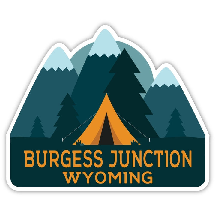 Burgess Junction Wyoming Souvenir Decorative Stickers (Choose theme and size) Image 2