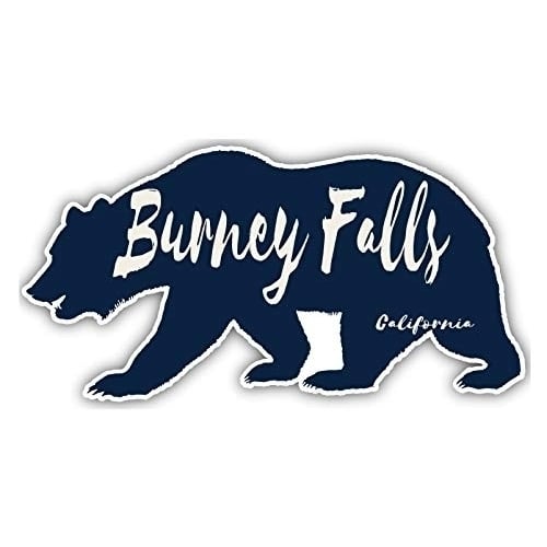 Burney Falls California Souvenir Decorative Stickers (Choose theme and size) Image 4