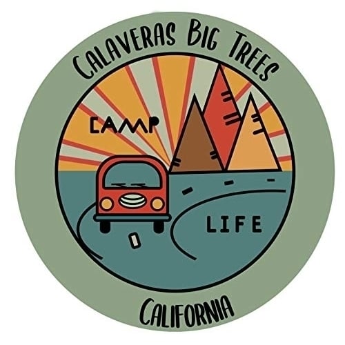 Calaveras Big Trees California Souvenir Decorative Stickers (Choose theme and size) Image 2