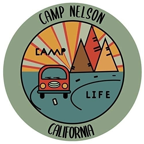 Camp Nelson California Souvenir Decorative Stickers (Choose theme and size) Image 1