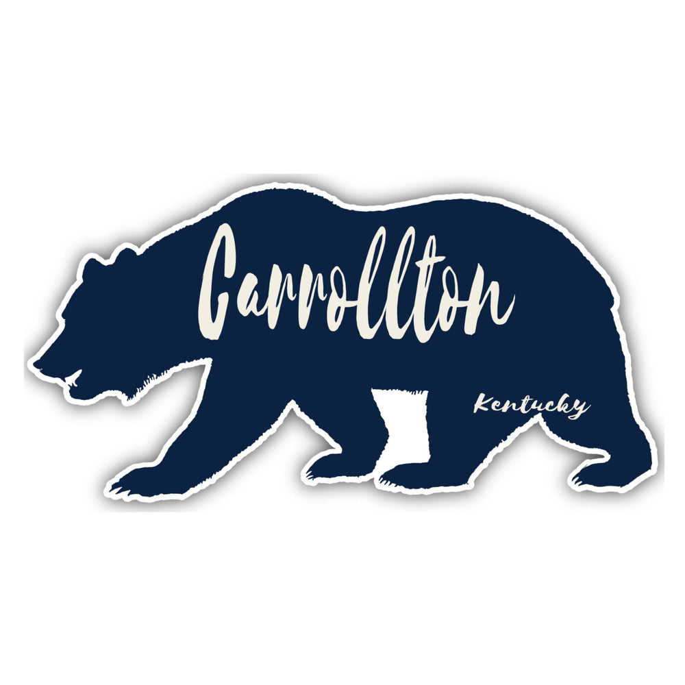 Carrollton Kentucky Souvenir Decorative Stickers (Choose theme and size) Image 2