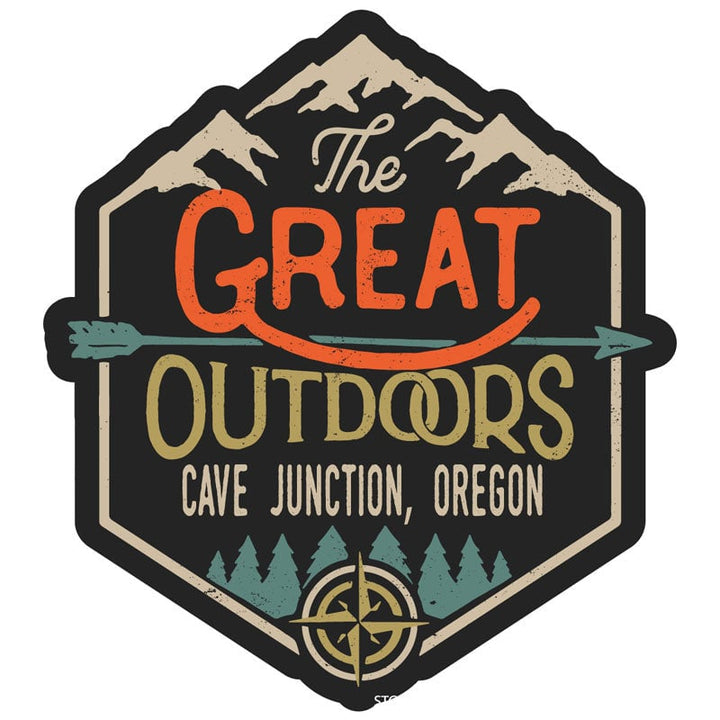 Cave Junction Oregon Souvenir Decorative Stickers (Choose theme and size) Image 2