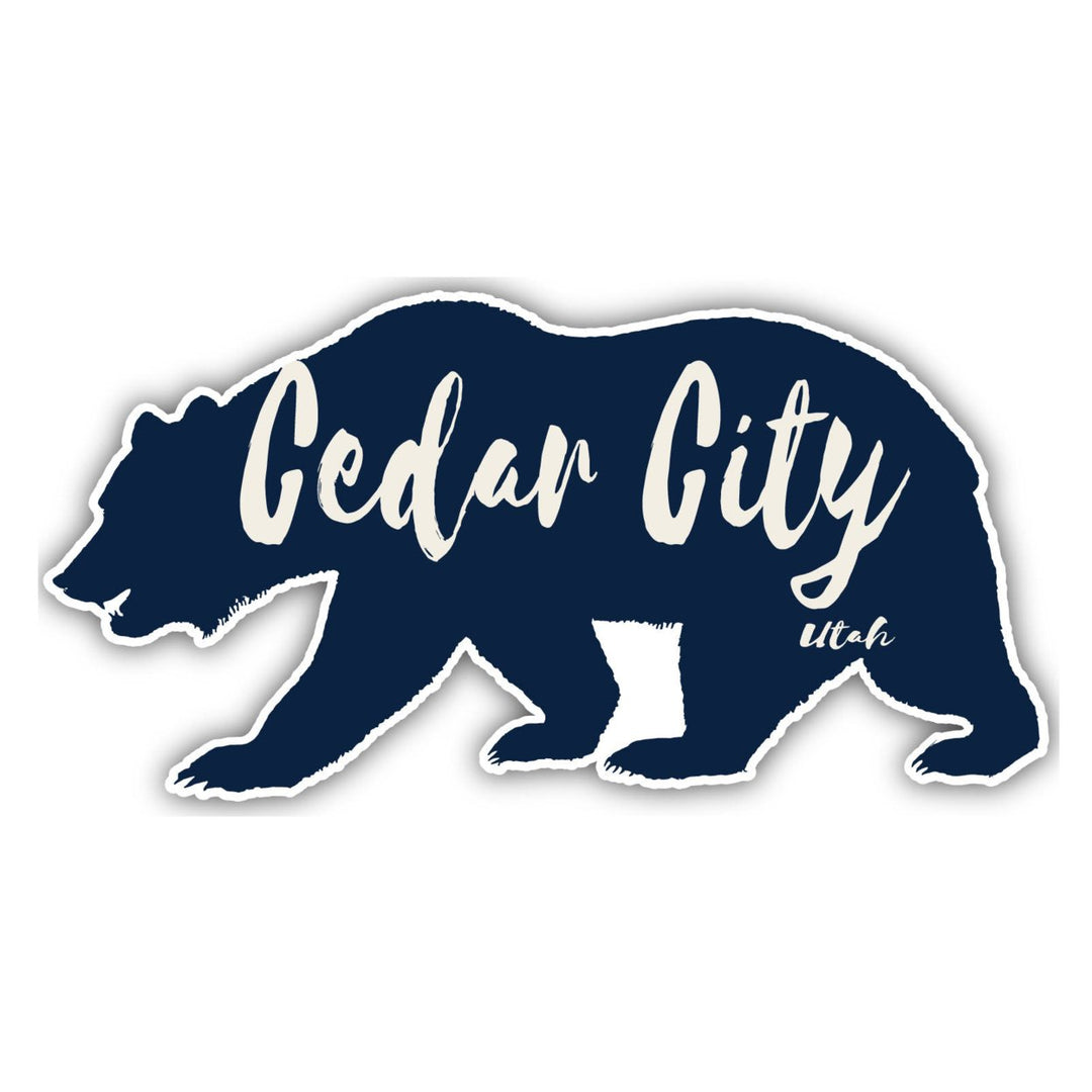 Cedar City Utah Souvenir Decorative Stickers (Choose theme and size) Image 1