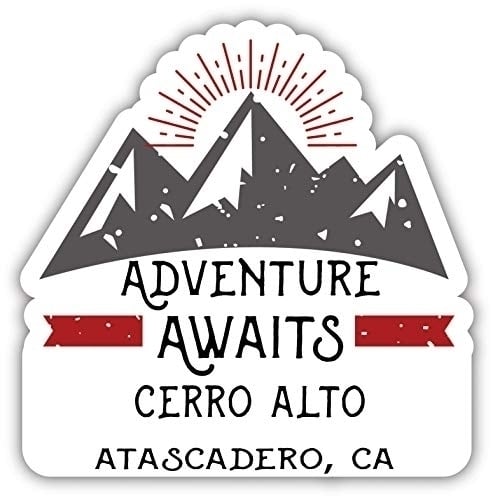 Cerro Alto Atascadero California Souvenir Decorative Stickers (Choose theme and size) Image 1