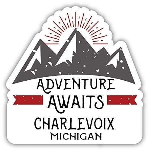 Charlevoix Michigan Souvenir Decorative Stickers (Choose theme and size) Image 1