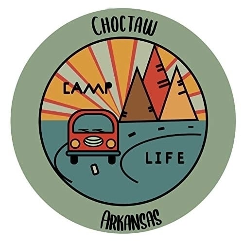 Choctaw Arkansas Souvenir Decorative Stickers (Choose theme and size) Image 1