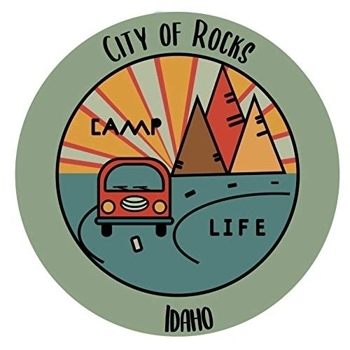 City of Rocks Idaho Souvenir Decorative Stickers (Choose theme and size) Image 1